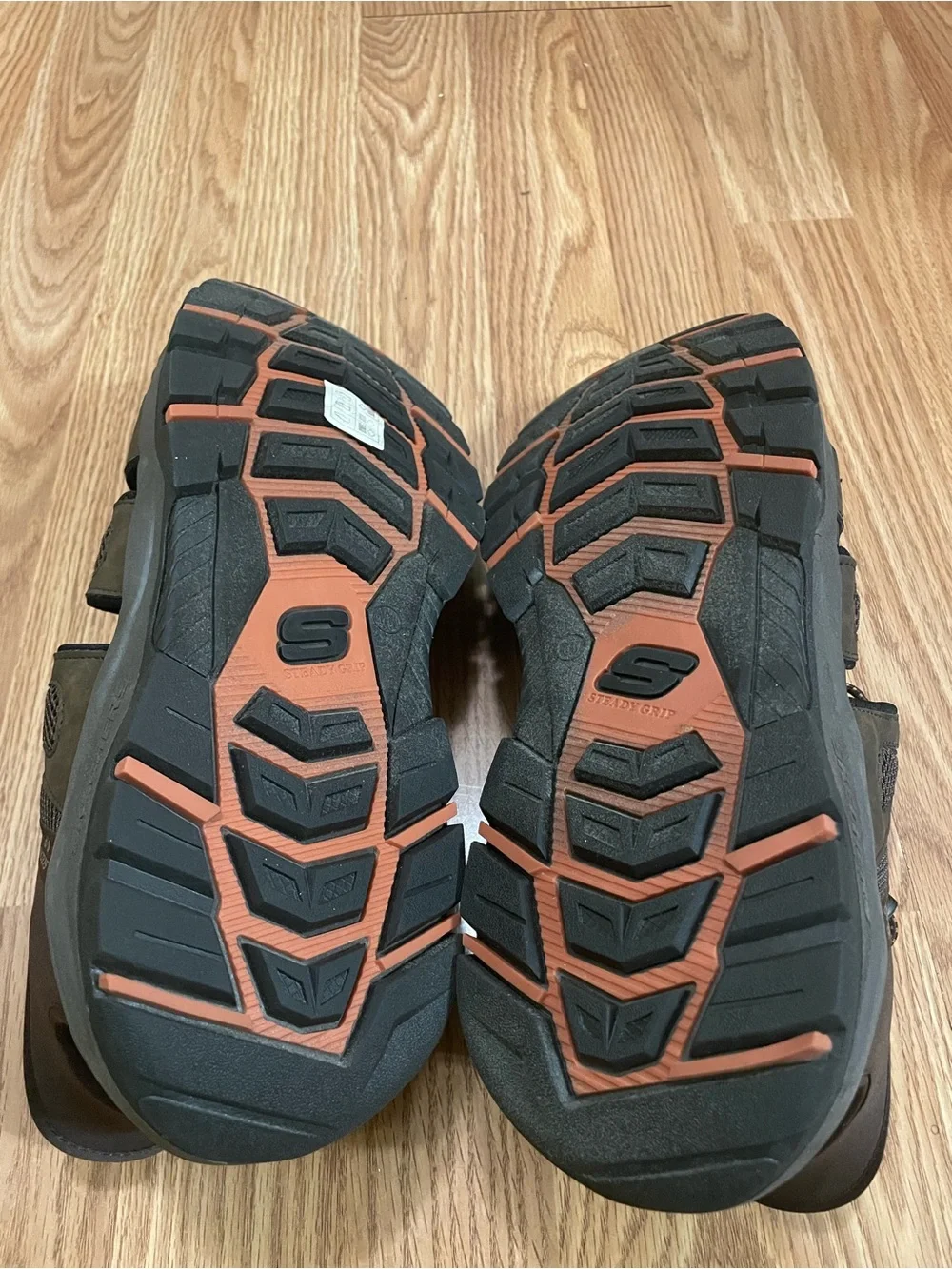 Skechers Men's Slip ins RF Tresmen Norvick Sandals Brown Size: 13